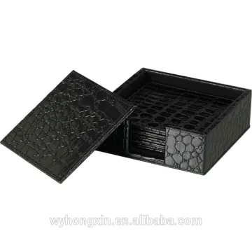 2015 PU leather blank coaster and placemat