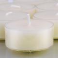 White Non Toxic Handmade Beeswax Tea Light Candles