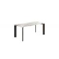 Mesa de comedor de lujo de mármol blanco para la cocina