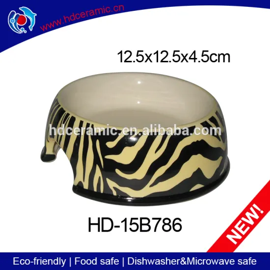 New arrival ceramic pet cat food bowl wholesale