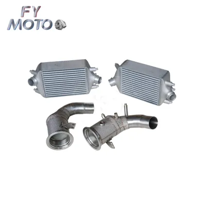 Intercooler and Exhaust Downpipe for 991.1 & 991.2 Turbo/Turbo S (2013-2019)