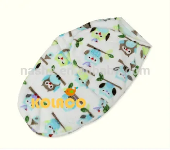 2015 new design printed Baby swaddling clothes/super soft fleece baby swaddling clothes