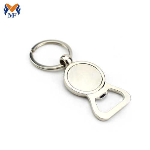 Mini bottle opener keychain for wedding favor