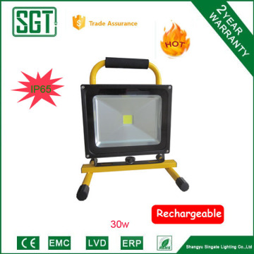 ce rohs certificated IP65 rechargeable led slim flood light