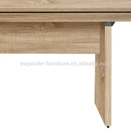 Oak veneer MDF wooden office computer desk dining table