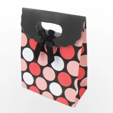 Paper Gift Bags With Ribbon Handles Custom