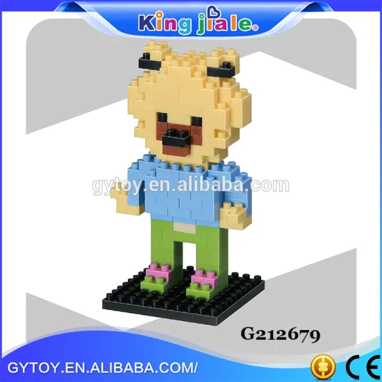 2016 childrens animal Plastic building block for kid