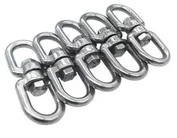 Double-Ended Swivel Eye Hook with Stainless Steel Swivel Ring