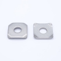 Square washers Zinc plated