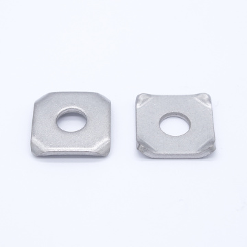 Square washers Zinc plated