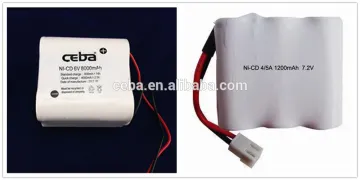 CEBA nicd 7.2v nicd battery pack / rechargeable battery packs