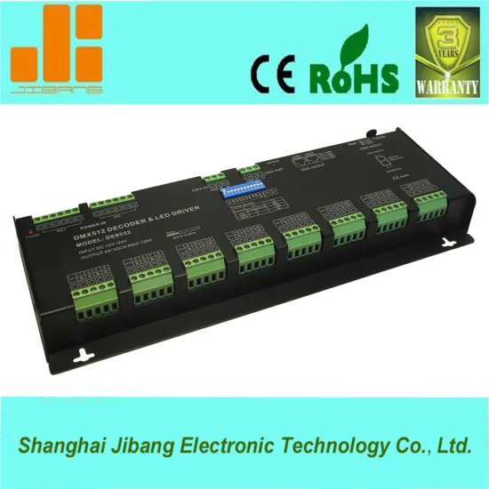 High performance 32 channel constant voltage low frequency dmx decoder