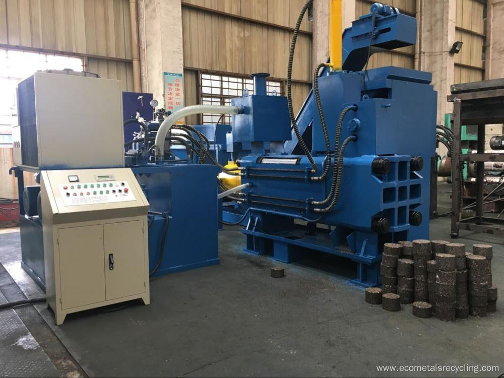 Horizontal Automatic Scrap Briquette Press for Steel