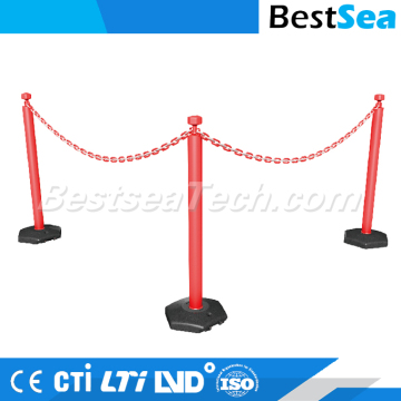 Chain stanchion 1.1m length, traffic safety driveway chain barrier