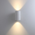 Arriba la lámpara de pared al aire libre 12 W aluminio impermeable