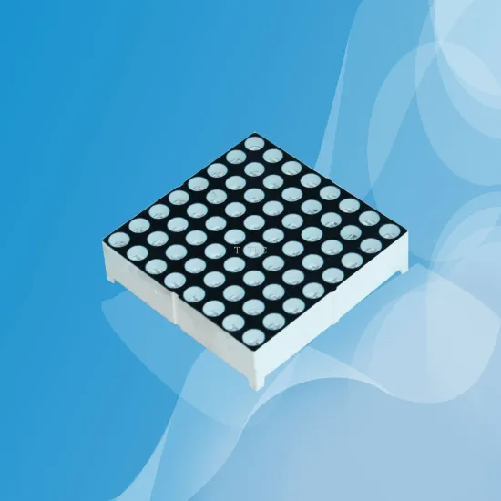 1.2"  Blue Color  Black Face 8x8 Led Dot Matrix  Display ,comon Anode  Or Cathode