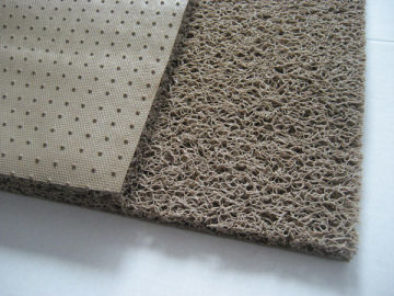 Healthy Anti-slip 15mm Red Pvc Coil Entry Door Mats Rolls With Smoke Resistance Edbd