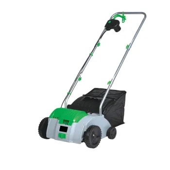 Small Hand Push Electric Lawn Scarifier Machine for Home Garden Maintenance