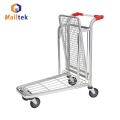 Double Layer Warehouse Cart Cargo Trolley