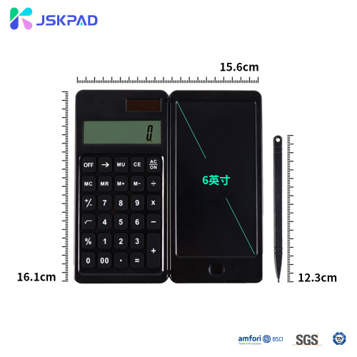 ペンが付いているJSKPADスマートLCDポータブルソーラー計算機