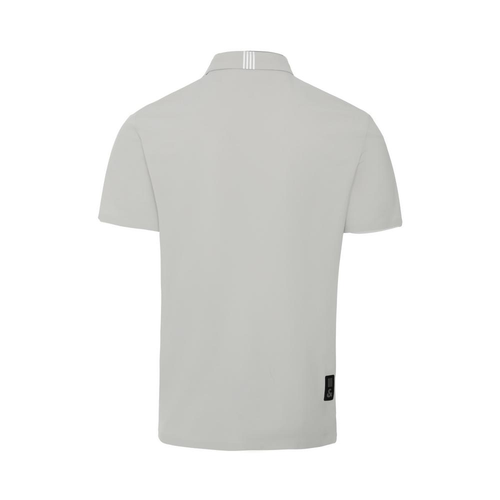 Gentlemanly Style White Men's Top