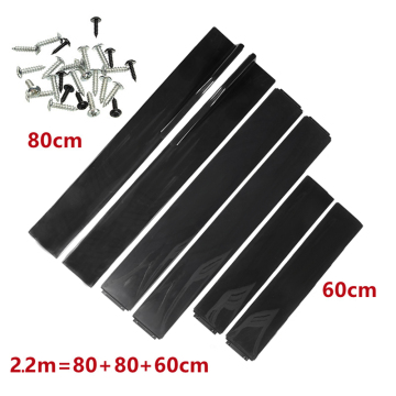 Pannelli di rocker di prolunga per estensioni per paraurti per paraurti per labbra per BMW Benz e Toyota Tesla - Aosu 2pcs/set 2,2 m