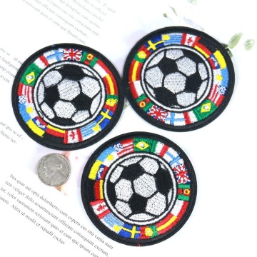 Customize Soccer Embroidery Patch Clothes Iron on