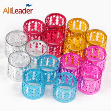 AliLeader  Wholesale Price 5 Colors Dreadlock Ring Dreadlock Beads For Hair Extensions