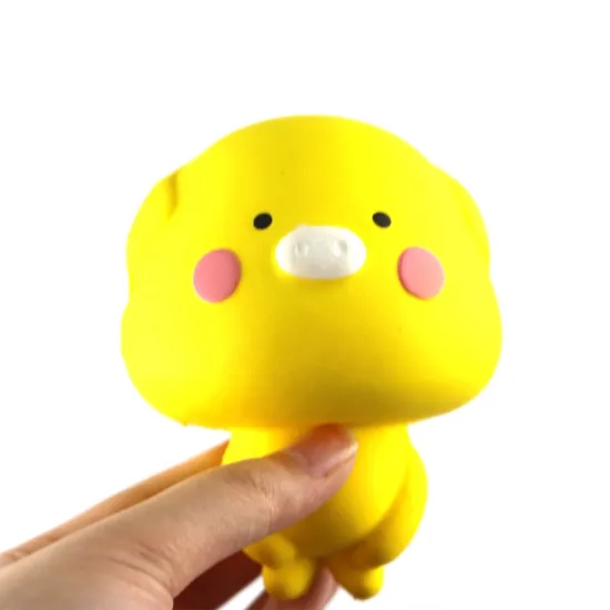 High Quality Customized PU Foam Anti-Stress Toy - Cute Logo Round Stress Ball for Kids