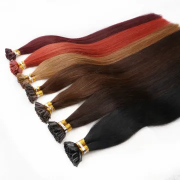HARMONY Factory Wholesale human hair extension keratin hair extensions human hair flat tip keratin straightening brazilian