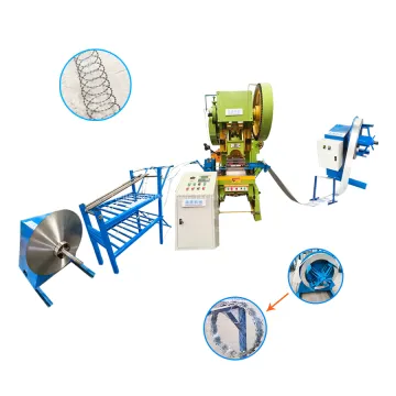 Automatic Concertina Razor Barbed Wire Making Machine for Riot Control