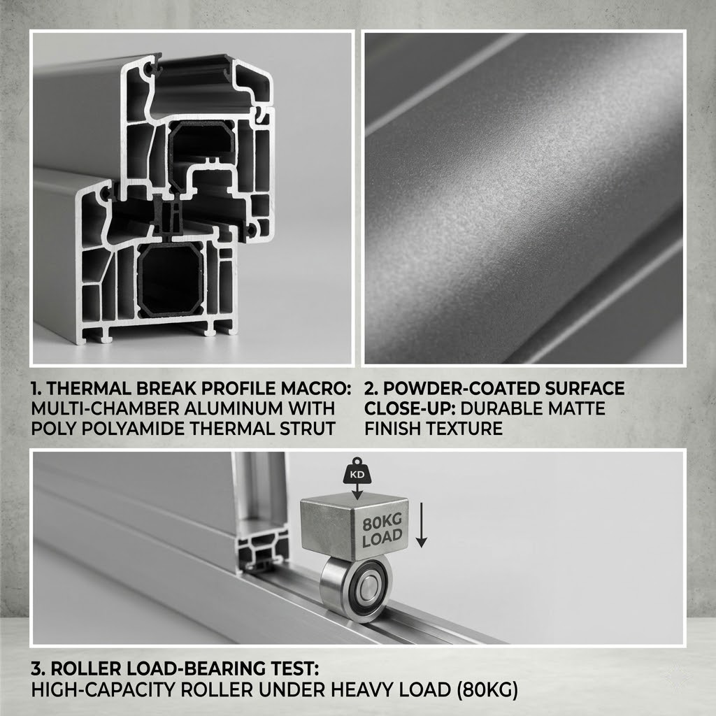 Rolairean dorais dùbailte stàilinn agus pròifilean 