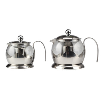 Household Hand Drip Glass Tea Pot Removable Infuser