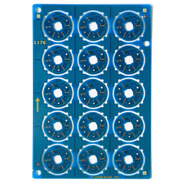 Yellow silkscreen thin switch PCB