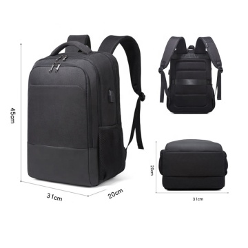 Custom Logo Water-Resistant Laptop Backpack with USB Port