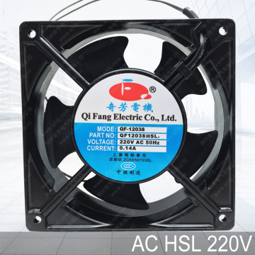 120mm 230V 50HZ air cooler high speed dual voltage ac fan