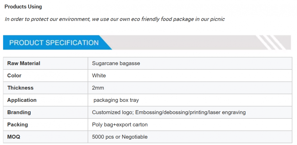 Packaging Box Tray