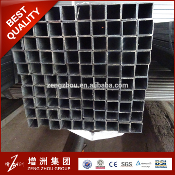 2016 Tangshan factory galvanized suqare steel pipe / GI square Steel Tube