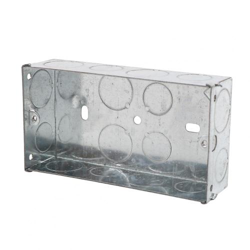 Caja de unión de metal eléctrico galvanizado 3x6