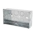 Caja de unión de metal eléctrico galvanizado 3x6