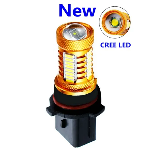 1Pcs High Quality P13W PSX26W Super Bright 1200LM LED Auto Front Fog Lamp Car Daytime Running Light DRL Driving Bulb 6000K White