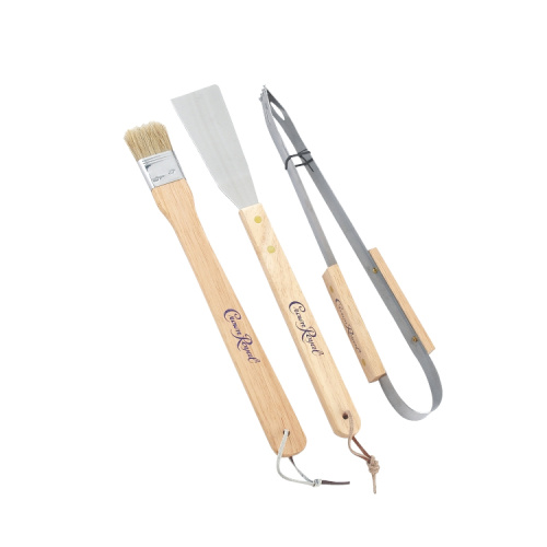 Ensemble d&#39;outils de barbecue en plein air 3pcs avec brosse à gril