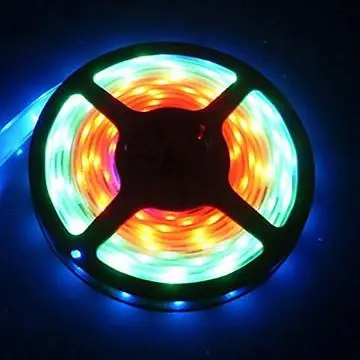 50 50 rgb led strip with white PCB for billboard&machine&car