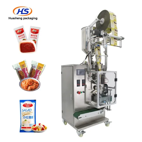 <Liquid sachet packing machine for hotel shampoo /shower gel pouch