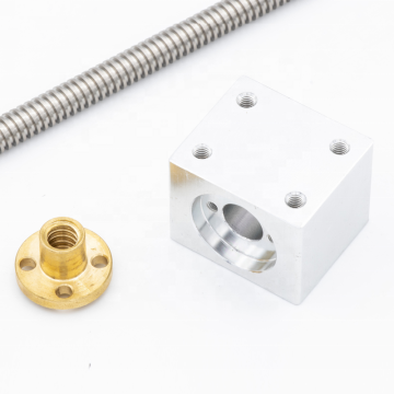3D Print CNC Ball Screw T8-T20 304 Stainless Steel Trapezoidal Lead Screw