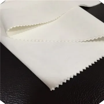 Combed TC Bleached White Fabric For Making Shoes