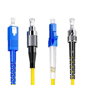 Multi-Mode & Single-Mode Pigtail Jumpers - FC, LC, SC Connectors with PVC Jacketed Optical Fiber