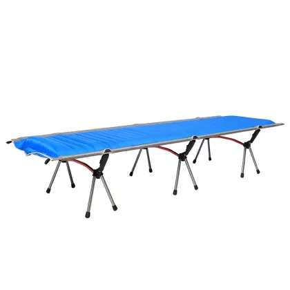 Inflatable Folding Camp Bed: Lightweight Portable Camping Cot