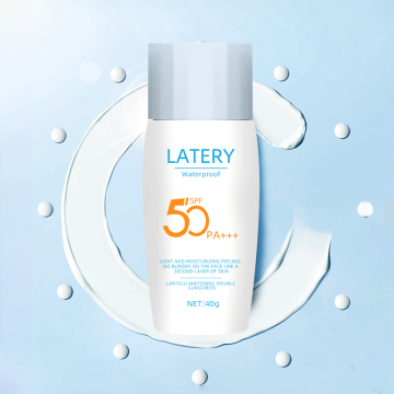 Korean Private Label Mineral Sunscreen Cream SPF 50 Whitening Sunblock Lotion for Face and Body