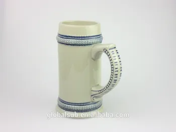 22 oz classic Sublimation ceramic Beer Mug with handle